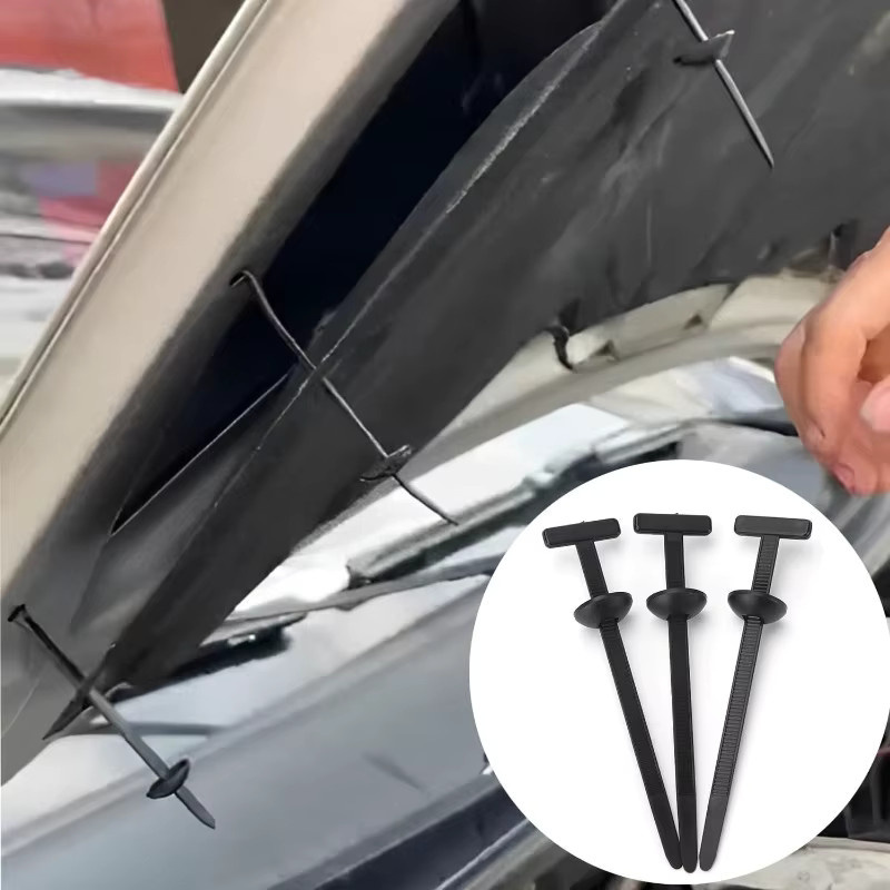 1000 Stück Kabelbinder mit Schnalle aus Nylon in Schwarz für Auto Kotflügel und Drahtmanagement, Größe 20 mm - Bild 4