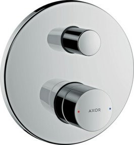 Hansgrohe Axor Uno Fertigmontageset mit Griff in Goldoptik und Safety Stop für die Unterputzmontage - Bild 1
