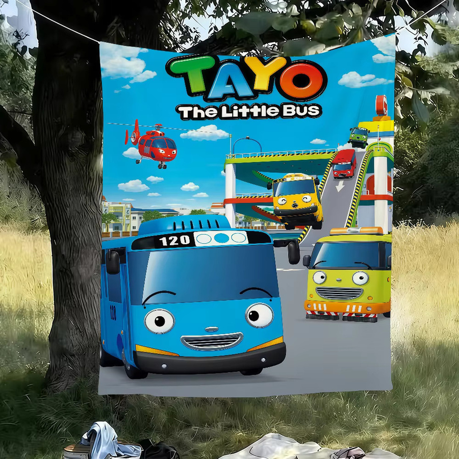 Warner Bros. Cartoon-Tayo Kunstdruck Der kleine Bus Mehrfarbig B: 60,0 cm, H: 40,0 cm - Bild 2