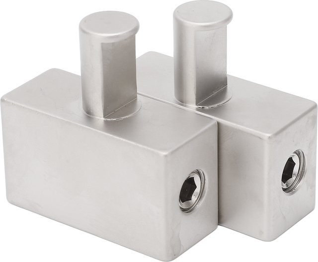 2 Stück Hochleistungs-Verstärker Eingangsreduzierer Gauge bis Gauge, vernickelte Klemmen für Auto-Lautsprecher, Silber - Bild 1