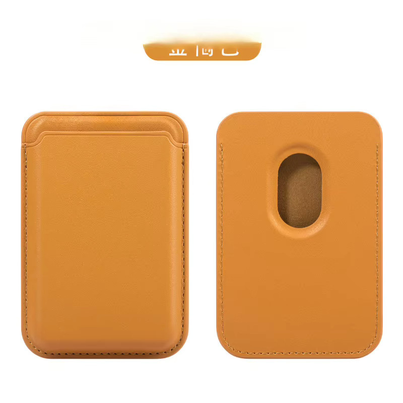 Magnetischer Universal Leder MagSafe Kartenhalter in Grün für iPhone, Samsung, Xiaomi, OPPO, Motorola und Google - Bild 3