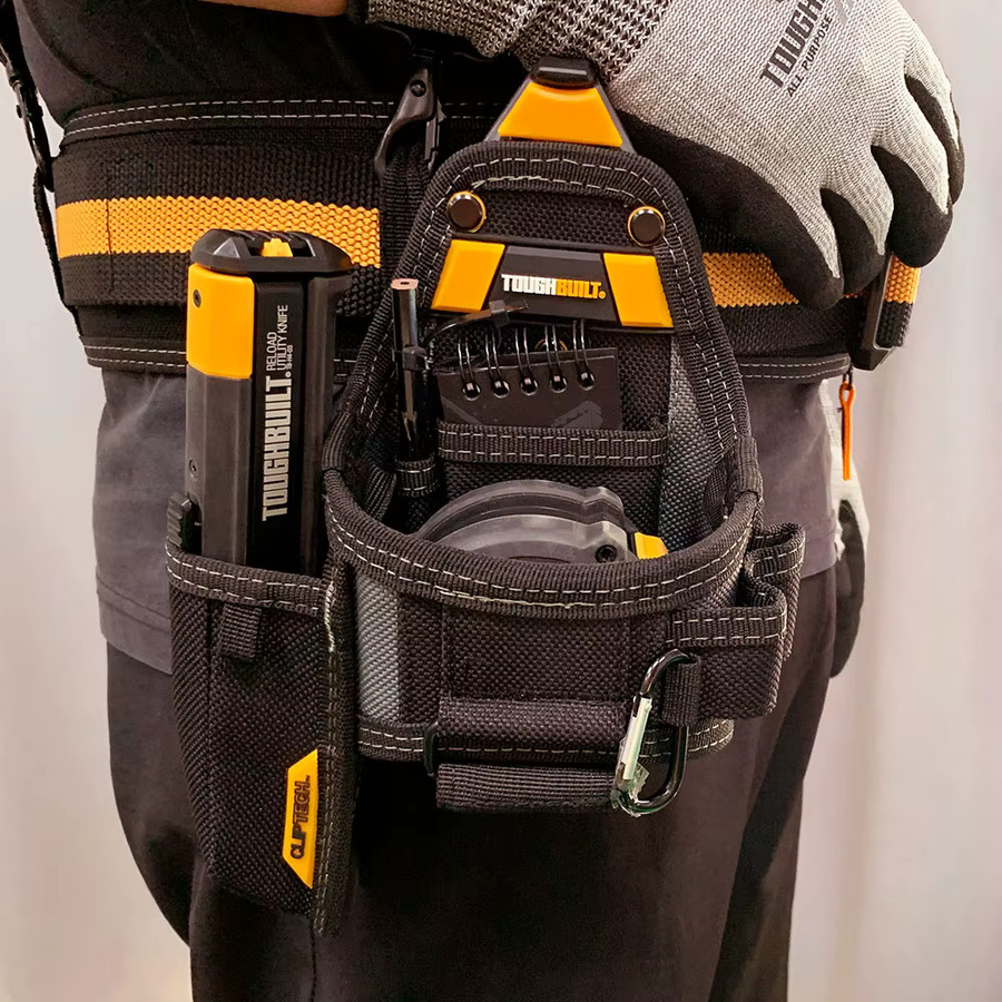 Toughbuilt ClipTech Hub 7-Fach-Profi-Tasche mit Notebook-, Stift- und Messeraufbewahrung in robuster 6-Schicht-Konstruktion - Bild 3