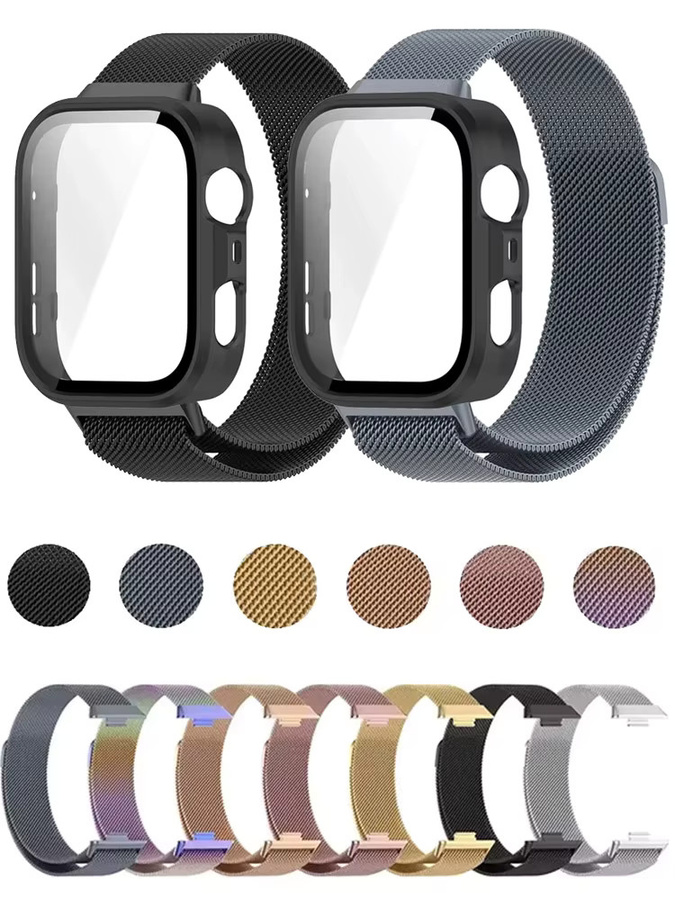Uhrenarmband Edelstahl, Milanaise, Silber, Huawei Watch Fit 3/Fit 4/Fit 4 Pro - Bild 3