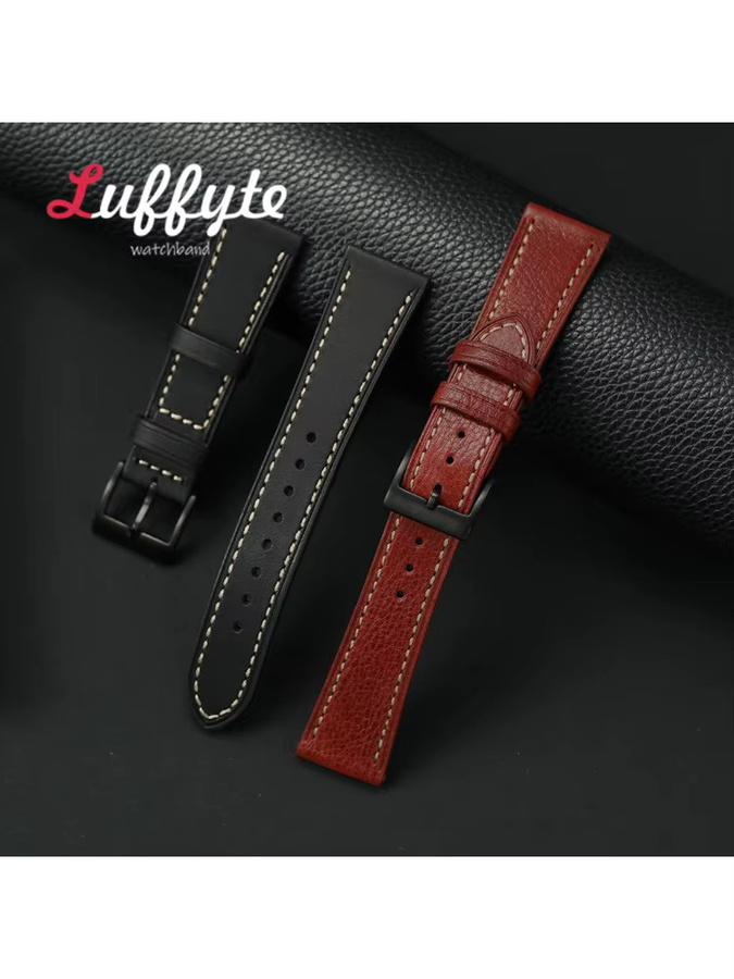 Uhrenarmband Echtleder, 18 mm, 20 mm, 22 mm, luffyte - Bild 2