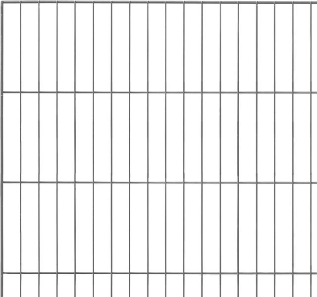 Einstabmattenzaun aus Metall in Anthrazit, Höhe: 100 cm, Breite: 200 cm - Bild 1