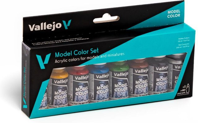 Vallejo Farb-Set Wargame Basic, Bunt / Mehrfarbig, 8 x 18 ml - Bild 1