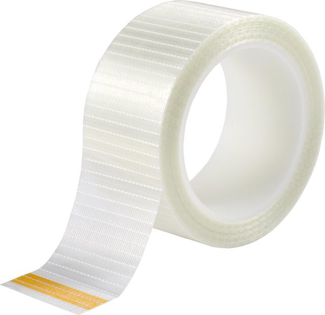 SCESSPACK Fiberglas-Filament-Umreifungsband transparent aus Nylonfaser für professionelle Verpackungen - Bild 1