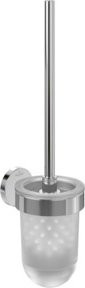 Villeroy & Boch WC-Bürstengarnitur Elements Tender in Silber, Wandmontage, B/T/H: 9,4 x 35,3 x 11,8 cm - Bild 1
