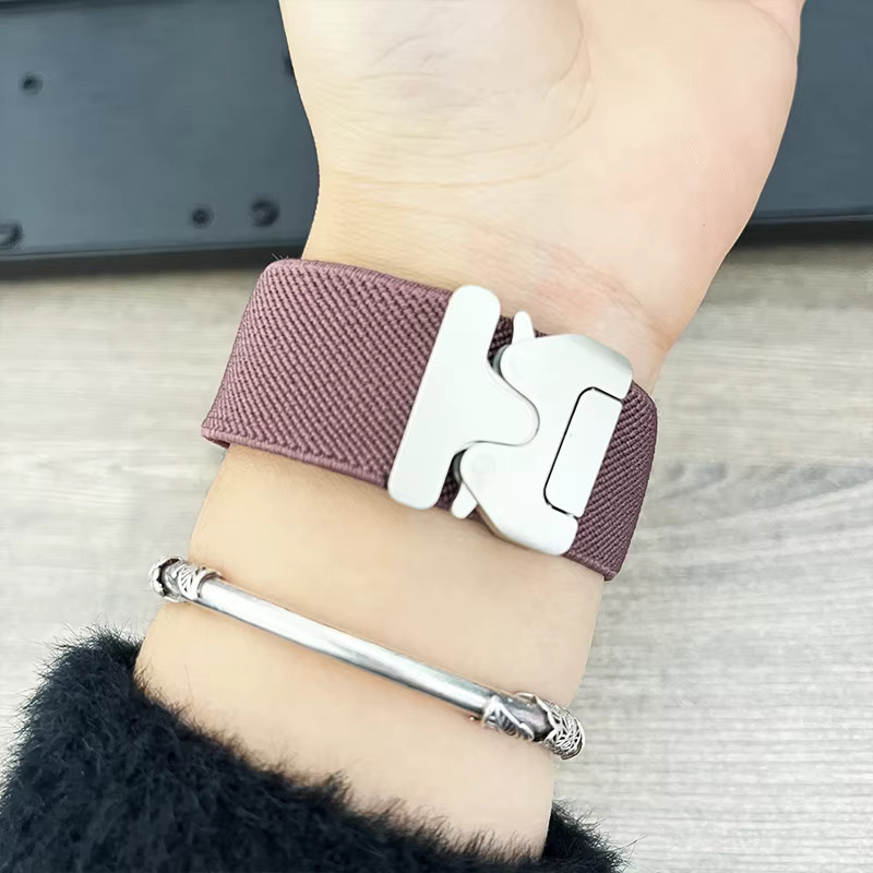 PEO Uhrenarmband Textil/NATO, Schwarz, Damen - Bild 1
