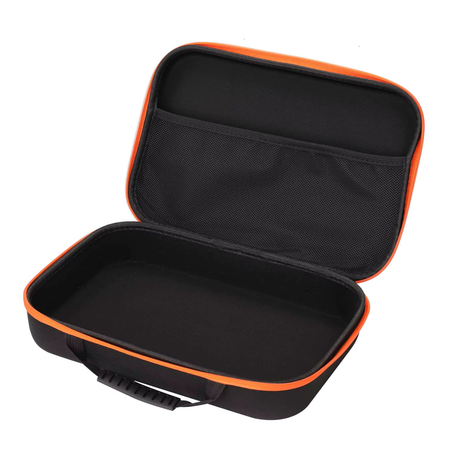 Tragbarer meterk Werkzeugkasten aus wasserdichtem Oxford-Stoff und EVA, stoßfeste Werkzeugtasche in Schwarz für Bohrmaschinen und Hardware - Bild 2