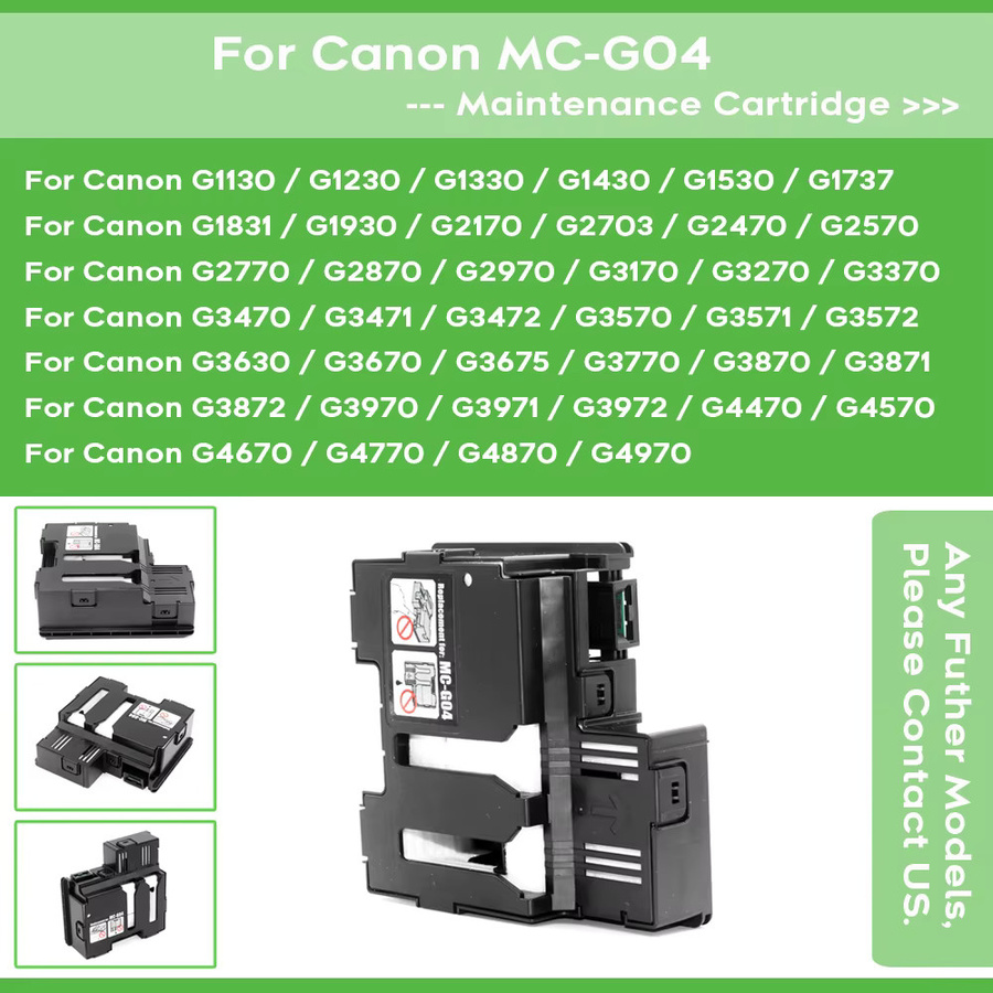 Canon MC-G04 Tinten-Wartungsbox Resttinten-Sammelbehälter für G3170 G3270 G3370 G3470 G3471 G3472 G3570 G3571 G3572 G3630 G3670 - Bild 2