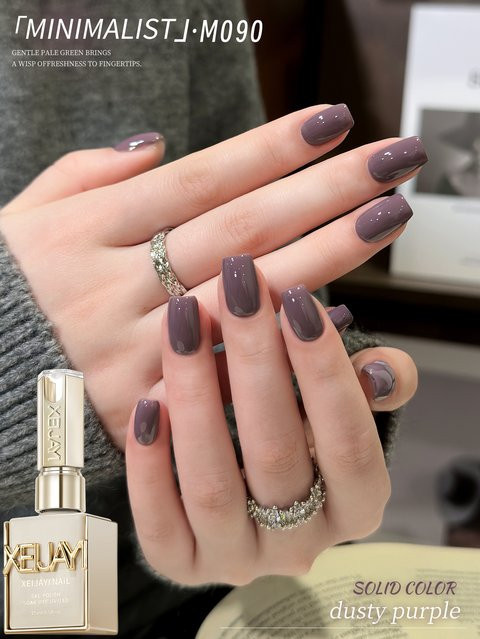 XEIJAYI Gel-Nagellack Dusty Purple, 15 ml, Glänzend - Bild 1