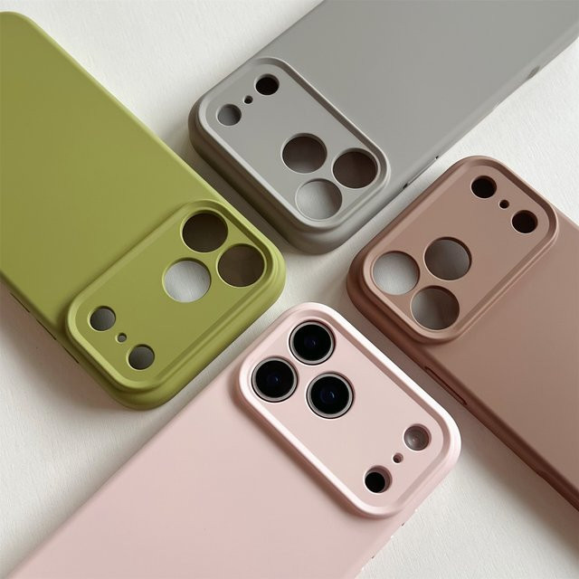 Stoßfeste Silikonkautschuk Hülle für Apple iPhone 17 Air, iPhone 17 Pro und iPhone 17 Pro Max in Gelb - Bild 1