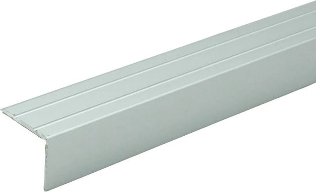 Döllken Treppenwinkelprofil aus Aluminium in Silber, selbstklebend, B/T/H: 1800 x 25 x 20 mm - Bild 1