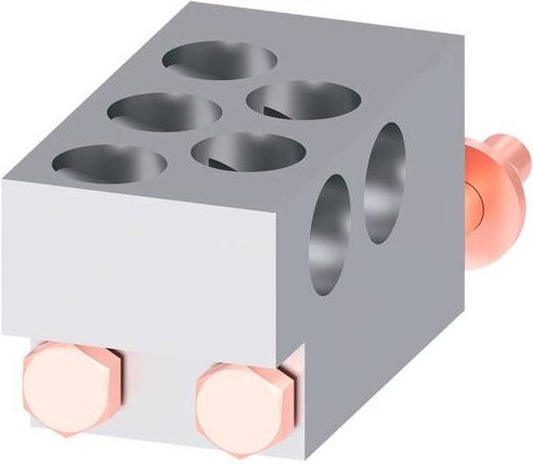 Siemens Rundleiteranschlussklemme 3VA9771-0JJ53 in Grau - Bild 1