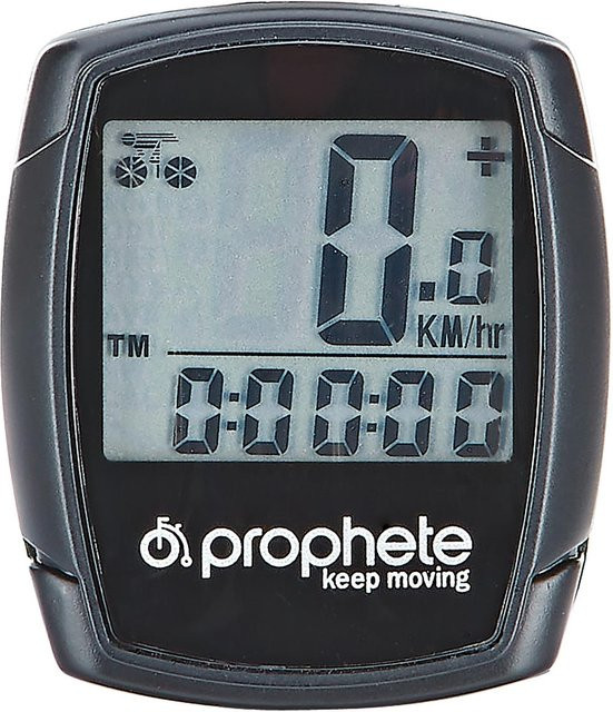 Prophete Fahrradcomputer Basic in Schwarz mit 9 Funktionen - Bild 1