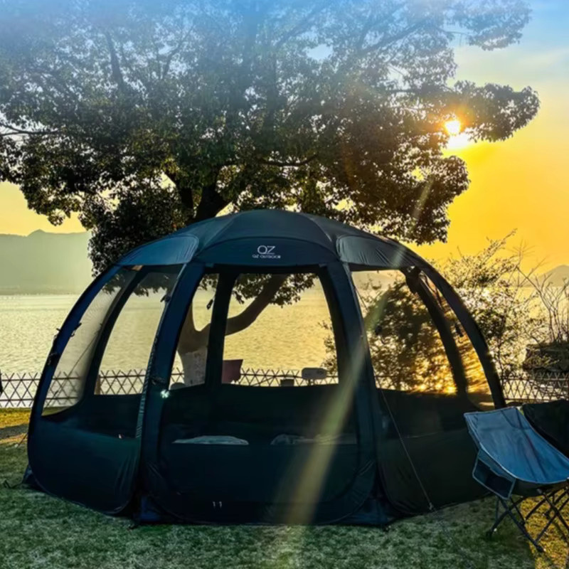 MDNG Multifunktionales Campingzelt transparent, regenfest und sonnenbeständig mit automatischer Öffnung - Bild 5