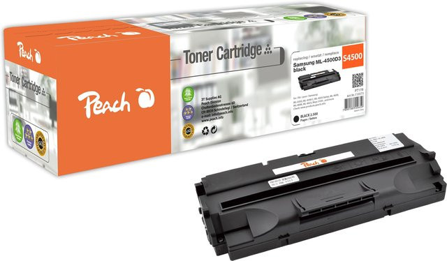 Peach S4500 BK Toner Schwarz für Samsung ML-4300, ML-4300 C, ML-4300 I und ML-4500 (wiederaufbereitet) - Bild 1