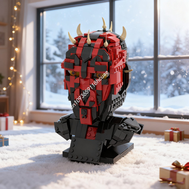 MOC Maul Helm Stern Schlacht, Bausteine, 592 Teile - Bild 1