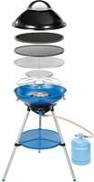 Campingaz Party Grill 600 R Gaskocher Tabletop in Schwarz und Blau mit Thermometer und Piezo-Zündung - Bild 1
