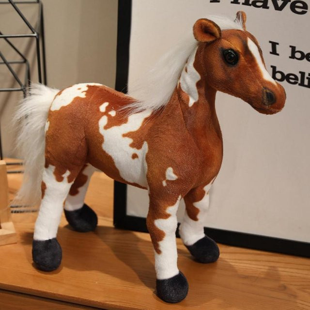 Kidsly Zebra Ferghana Pferd, Plüschtier, 42cm, Bunt / Mehrfarbig - Bild 1