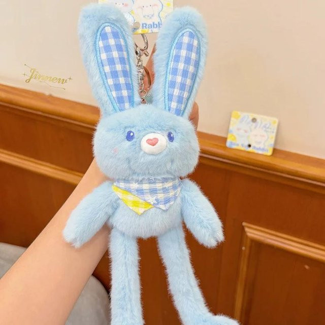 Yiran toy Kaninchen-Schlüsselanhänger, Plüsch, Weiß, 31cm - Bild 1