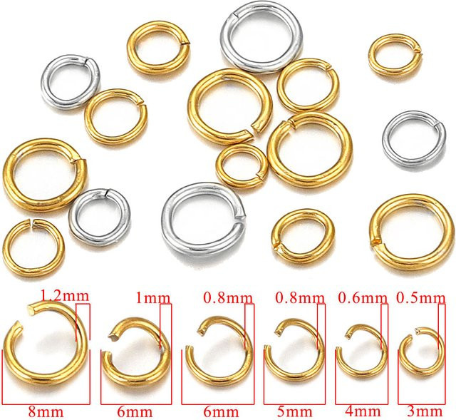 Biegering Stecker Edelstahl, vergoldet, Unisex - Bild 1