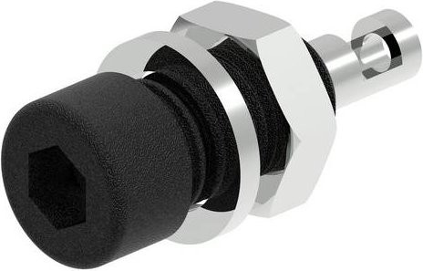Electro PJP 224-M5-C-CD1-N Laborbuchse Stift-Ø: 2mm Schwarz - Bild 1