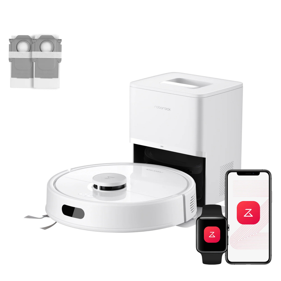Roborock Q7 L5+ Saug- und Wischroboter Set mit Auto-Entleerungsstation, Laser-Navigation, Weiß - Bild 1