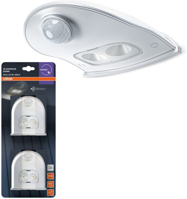 OSRAM DOOR LED DOWN Türlicht mit Bewegungssensor, 0,95W, 4000K Kaltweiß, Weiß - Bild 1