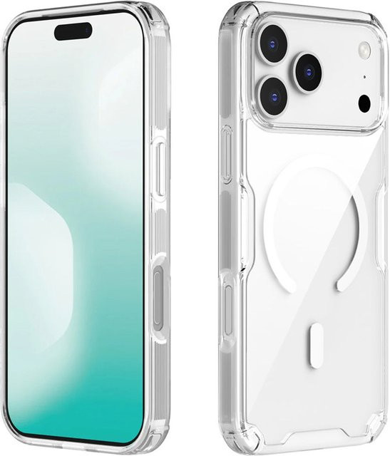 Nillkin Nature Pro MagSafe-Hülle für Apple iPhone 18 Pro Max und iPhone 17 Pro Max, Weiß/Transparent - Bild 1