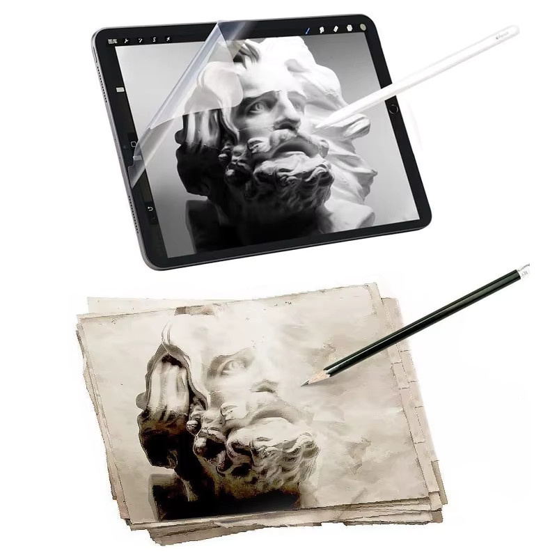 Matte Displayschutzfolie im Papierfolien-Stil für Apple iPad und iPad Pro Modelle - Bild 5