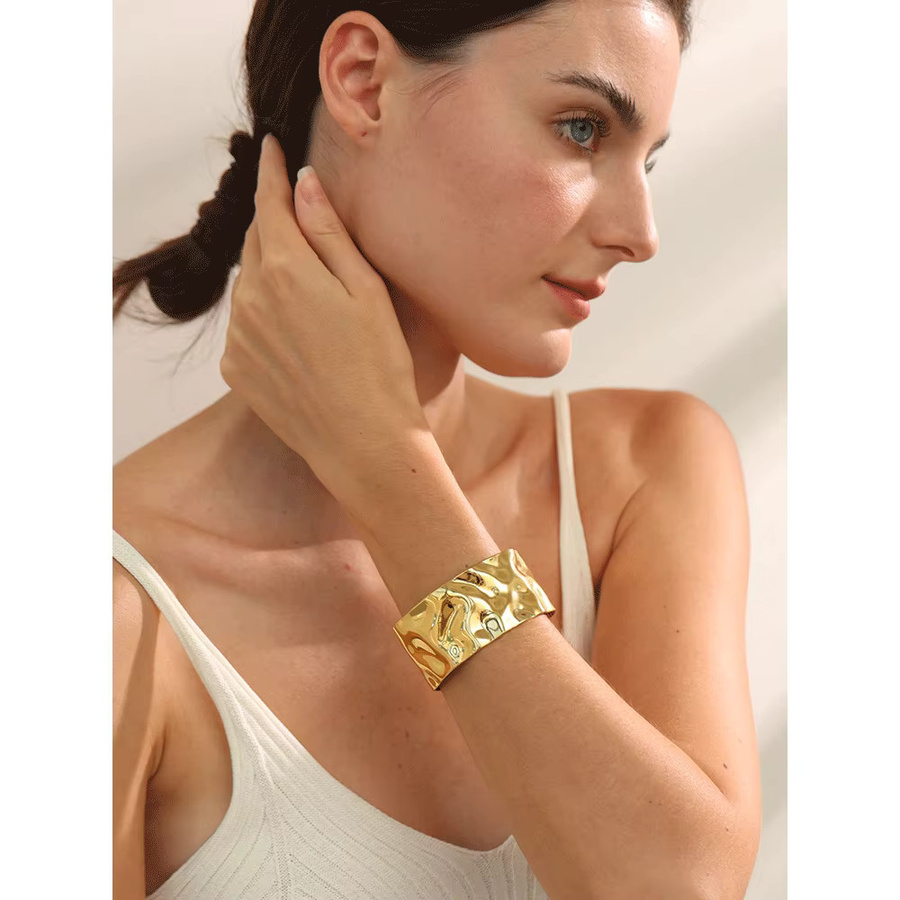 Yhpup Armband, Edelstahl, 18 Karat Gold, PVD-beschichtet - Bild 1