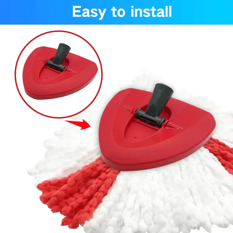 Vileda Ersatz-Set für EasyWring 1-Tank Spin Mop System mit Moppköpfen, Mopphalter und Moppbasis - Bild 6
