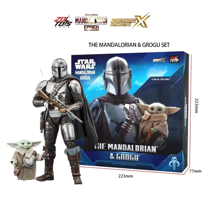 Zd Toys Star Wars Darth Vader Stormtrooper Luke Skywalker Grogu Actionfigur, Modell, Sammlerstück - Bild 3