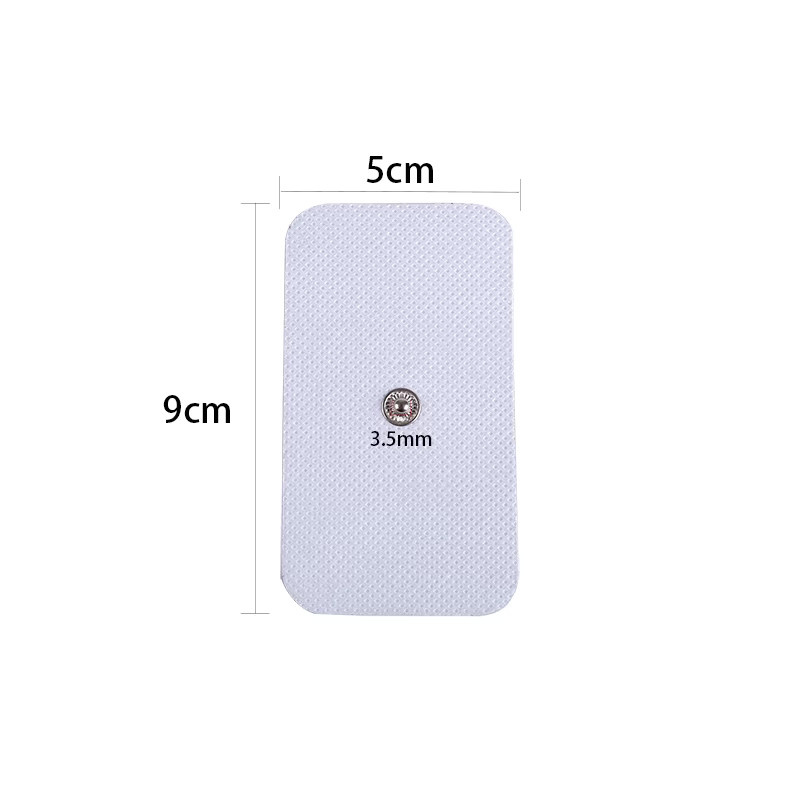 Yinhang Elektrodenpads für EMS Akupunktur Massagegerät, 10 Stück, Weiß Schwarz - Bild 4