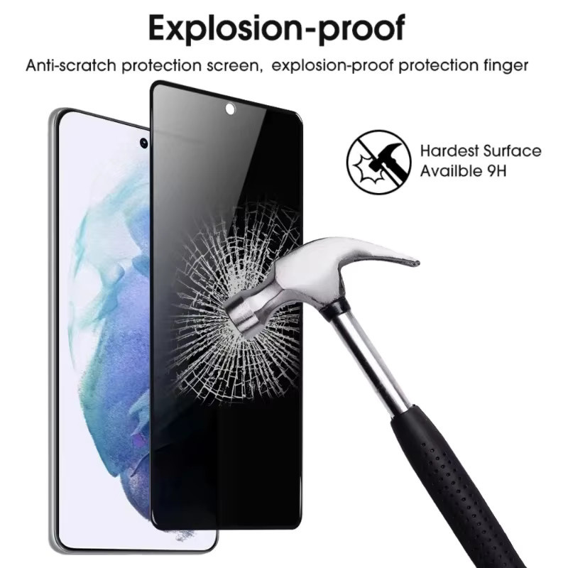 Samsung Galaxy Privatsphäre Displayschutzfolie aus gehärtetem Glas für S26 S25 S24 S23 S22 S21 S20 S10 Ultra und FE Modelle Anti-Peep Schutzfolie - Bild 4
