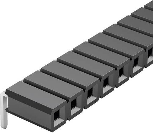 Fischer Elektronik Buchsenleiste Standard Grau, 1 Reihe mit 36 Polzahl - Bild 1
