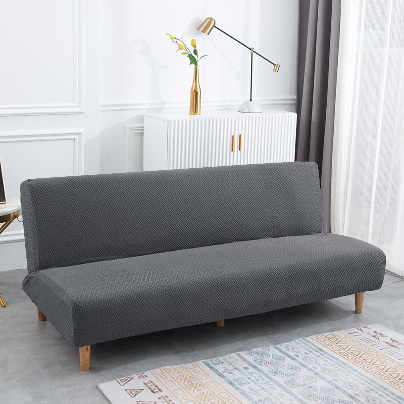 Lellen Jacquard Sofa Schonbezug mit Blumenmuster, Stretch-Sofaüberzug ohne Armlehnen, rutschfest, Breite: 120-155 cm - Bild 2