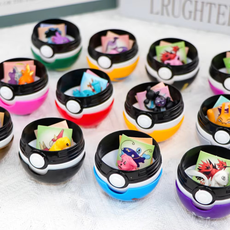 TAKARA TOMY Pokémon Pokeball Pikachu Action Figure, 12-teiliges Set, ab 14 Jahren - Bild 2