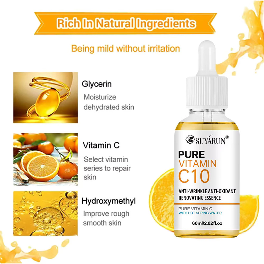 SUYARUN Vitamin-C-Serum mit Hyaluronsäure, Gesicht, Unisex - Bild 2