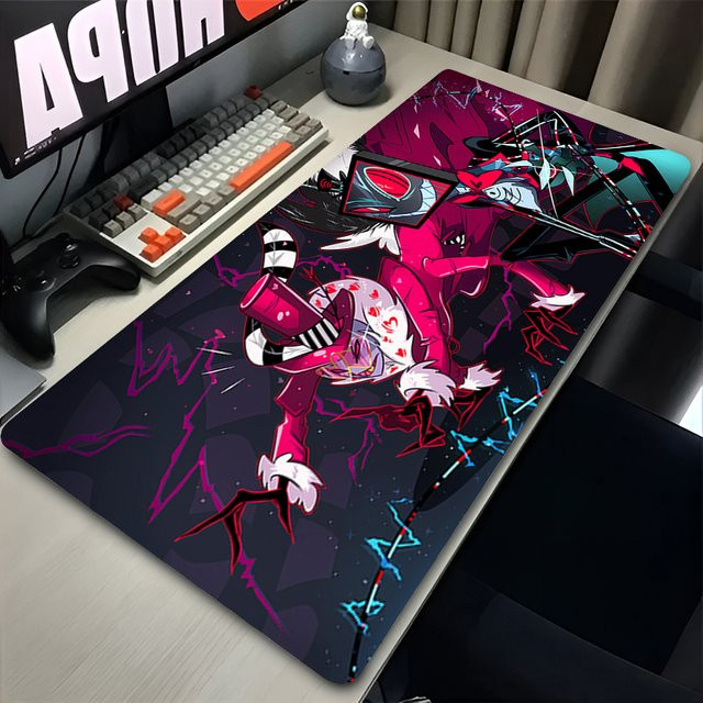 Hazbin Hotel Anime XXL Mauspad für PC und Laptop in Multicolour - Bild 1