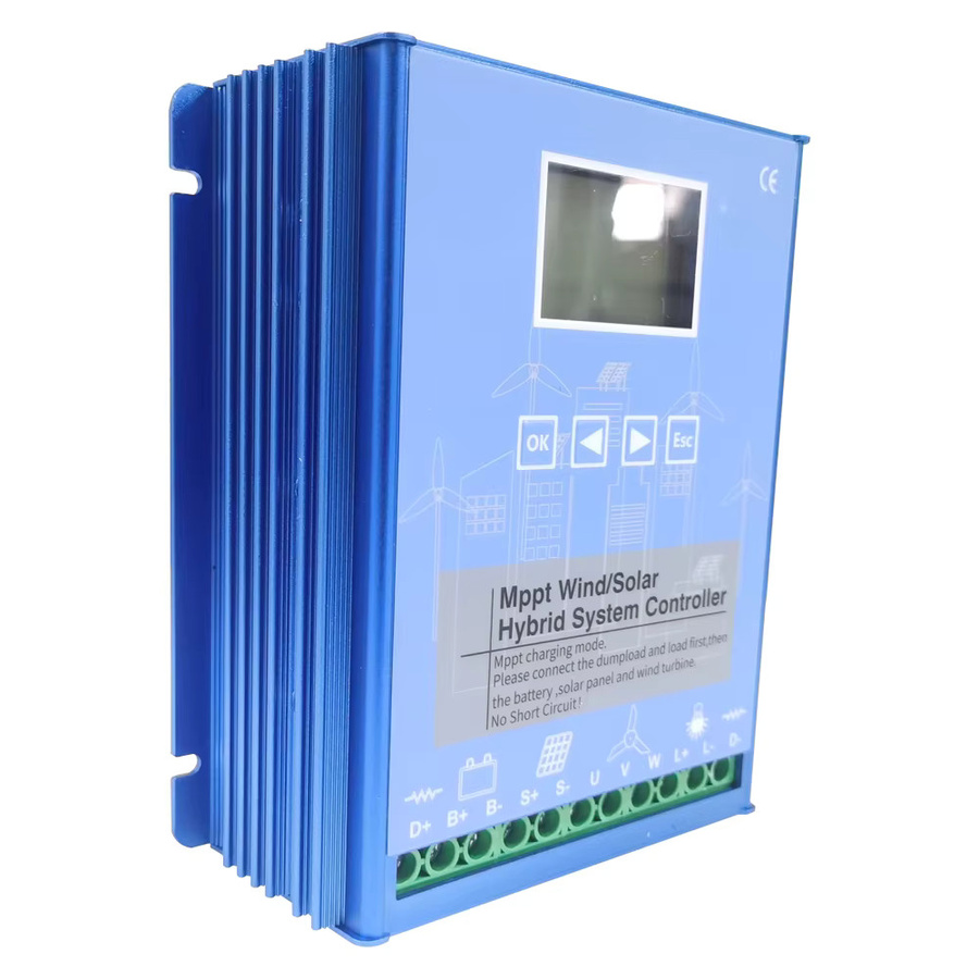 Hybrid Wind-Solar MPPT Controller für Windturbinen und Batterien in Blau - Bild 2