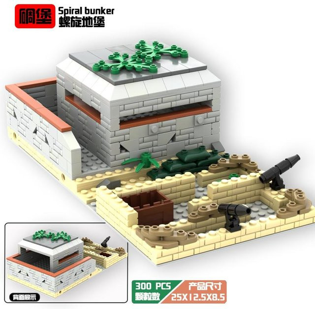 Linyi toy Festung Bunker Gebäude Blöcke Set - Bild 1