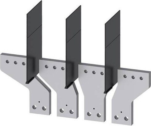 Siemens Anschlussverlängerung 3VA9604-0QC00 in Silber - Bild 1