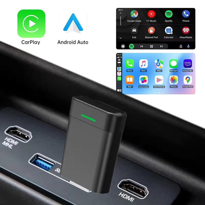 Qzonnect Wireless CarPlay und Android Auto Dongle mit 5 GHz WLAN und Bluetooth 5.0 für kabelgebundene OEM-Autos in Schwarz oder Weiß - Bild 6