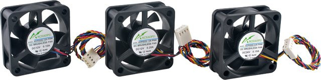 ANCHAOPU 4-Pin Kühllüfter für Gehäuse, CPU und Wechselrichter, Schwarz, B/T/H: 50 x 50 x 20 mm - Bild 1