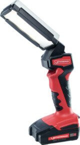 Rothenberger RO FL180 LED Arbeitslampe in Rot und Schwarz aus Aluminium und Kunststoff mit verstellbarem Haken - Bild 1