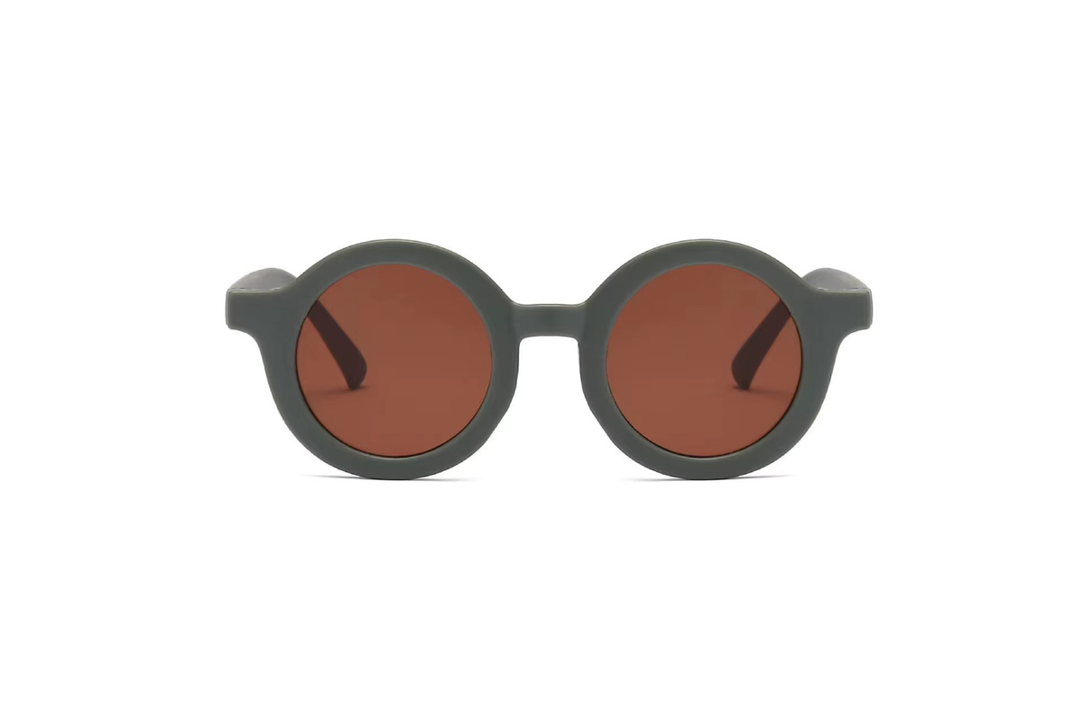 ZUXUB Kindersonnenbrille, rund, Vollrand, Kunststoff - Bild 2