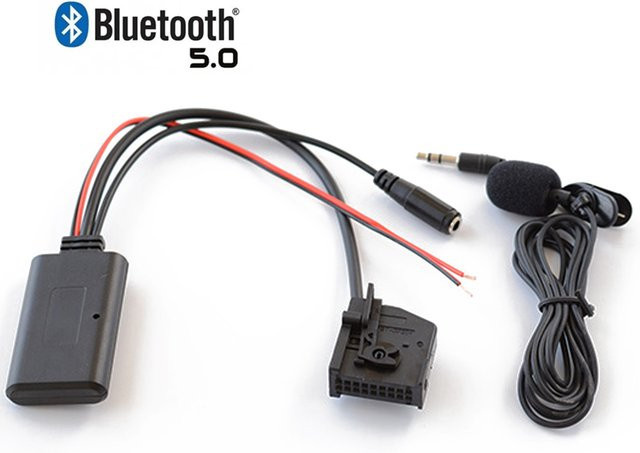 Blaupunkt Bluetooth Wireless Connection Adapter für Mercedes Benz W168 W203 W209 W211 W163 COMAND Stereo AUX IN Schwarz - Bild 1